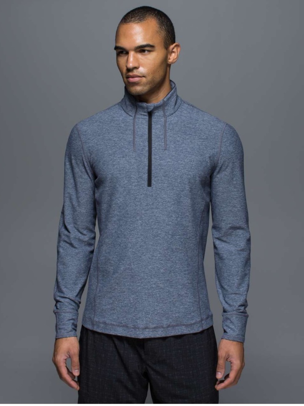 Lululemon Sweat Session 1/2 Zip Blueish Gray size Small fit
